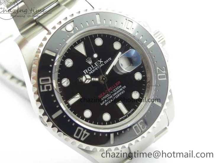 MiroTime 1225 Durable Sea Dweller 126600 2017 43mm SS BP Maker 1:1 Best Edition Black Dial On SS Bracelet ETA 3575